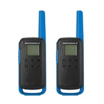 Motorola Solutions T270 Two-way Radio Black W/blue Two-pack Walkie Talkies Frs. Fixed Price $64.99.