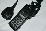 Motorola Mt 2000 Uhf Handheld Radio W/ Battery Mic H01KDH9AA7AN W6C #1. Fixed Price $99.00.