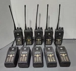Motorola PR400 AAH65RDH9AA4AN Uhf (438-470) Two-way Radio Lot Of 10 Read. Fixed Price $399.99.