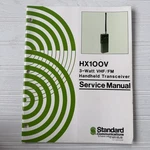 Standard Communications HX100V 3-WATT Vhf/fm Handheld Manual. Fixed Price $10.00.