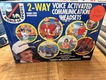Rare 1991 Playtime 4833 Abc Wide World Of Sports 2-WAY Voice Activated Headsets. Fixed Price $35.99.
