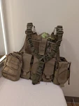 Military/airsoft Carrier With Real Plates 3A And 1 Point Gun Sling. Fixed Price $120.00.