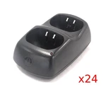 Lot Of 24 Motorola CH610D1 Walkie Talkie 2-WAY Radio Charger, No Adapter. Fixed Price $139.99.