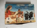 Realistic 21-400 Voice-operated Two-way Communication System Radio Tested. Fixed Price $34.95.