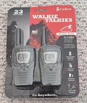 Pair Of Cobra CXT385 Way Radio Walkie Talkies 22 Channels Charging Cables. Fixed Price $35.00.