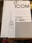 Icom IC-M15 Handheld Marine Vh Transceiver Original Boxes Literature Only!. Fixed Price $20.00.