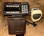 Vintage Set Of Motorola Syntor X9000 Radio Controls Custom Bracket. Fixed Price $235.00.