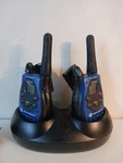 Pair Of Motorola T5720 5-MILE Gmrs/frs 2-WAY Talkabout Radios # 21-1916. Fixed Price $32.50.