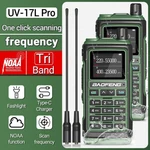 2X Baofeng UV-17 Tri Band Wireless Copy Frequency Ham Two Way Radio With Antenna. Fixed Price $62.30.