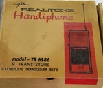 Vintage TR-6986 Realtone Transceiver Radio Handheld Walkie Talkies, Tested Works. Fixed Price $50.98.