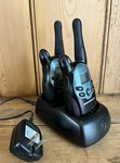 Motorola T5000 Talkabout Walkie Talkie Set Of 2 With Charging Dock Works. Fixed Price $19.99.