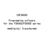 Icom CSF3400D Cps Programming Software For F4400D F5400D F6400D Radios. Fixed Price $97.45.