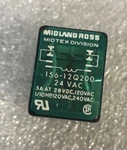 Midland Ross Midtex Division 156-12Q200 24VDC 5A At 28VDC. Fixed Price $34.99.