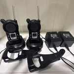 Motorola CLS1410 Uhf 4-CHANNEL Two Way Radios (2) W/ Chargers & Belt Clips (used. Fixed Price $115.00.