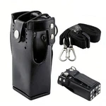 Leather Carrying Case Bag For Motorola GP328 PTX-760 GP340 With Belt Clip. Fixed Price $16.98.