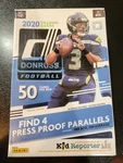 2020 Donruss Football 50 Cards Hanger Box - See Complete Checklist Within Lot. Fixed Price $49.95.