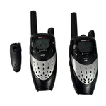 Cobra Microtalk Pr 4500 Two-way Radios Walkie Talkies Pair Black Silver. Fixed Price $17.99.