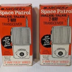 Vintage Archer Space Patrol Walkie-talkie Set Unused. Fixed Price $80.00.