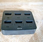 Retevis RTC22 Black Long Range Two Way Radios Walkie Talkies 6 Charger Base. Fixed Price $30.00.
