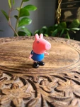 Vinatge 2003 Brother Peppa Pig George Figure Jazwares Toy Blue Shirt. Fixed Price $6.96.