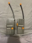 Vintage 1983 Radio Shack Archer Space Patrol Walkie Talkies Model 60-4005. Fixed Price $22.00.