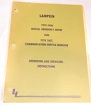 Lampkin 1978 Type 107B & 107C Manual Digital Freq Meter Comm Service Monitor. Fixed Price $35.99.