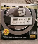 Midland Cb Radio 5001Z 40 Channel With Microphone & Mount Bracket New In Box. Fixed Price $84.95.