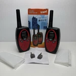 Xf 638 Walkie Talkie Set Two Way Radio Travel 3KM Distance Multi Channel Led Nwb. Fixed Price $15.00.