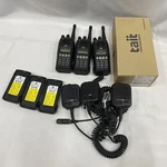 Lot Of 3 Tait TP8100 Handheld Radio 400-470MHZ TPCH5A Accessories. Fixed Price $94.02.