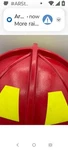 Cairns 1044 Helmet Red Duraglas Firefighter W/ Liner & Strap. Fixed Price $99.99.
