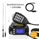 Radioddity DB25 Pro Car Mobile Dual Band V/uhf 25WATT, Quad Antenna. Fixed Price $109.99.