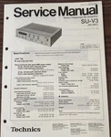 Technics SU-V3 Integrated Dc Amplifier Service Manual Original. Fixed Price $10.00.