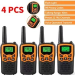 4 Pack Long Range 100 Mile Walkie Talkie Two Way Radio Charge Headset Waterproof. Fixed Price $40.95.