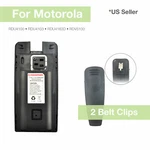 2000MAH Li-ion Two-way Radio Battery For Motorola + Belt Clips RDM2070D CP110. Fixed Price $24.99.