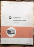 Motorola T1200A T1204A Remote Control Console Service Manual *original* #1. Fixed Price $24.97.