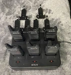 Retevis 6 RTC22 Uhf Two Way Radios + Bay Charger Tested Working. Fixed Price $69.99.