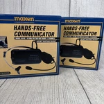 Maxon 49-F5 Hands Free Communicator Deluxe Channel Fm 2-WAY Radio Pair Black. Fixed Price $49.99.