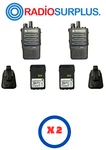 2 X Motorola DP3441E Vhf Radio MDH69JDC9RA1AN, Antenna, Battery Holster,. Fixed Price $646.00.