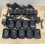 Lot Of 9 Genuine Oem Kenwood KSC-25 Rapid Charger W/ Ac Adapter. Fixed Price $109.99.