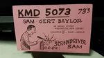 Cb Radio Qsl Postcard KMD-5073 Comic Sam Gert Baylor 1960S Washington New Jersey. Fixed Price $9.66.