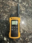Motorola Talkabout Portable Handheld Two-way Radio Walkie Talkie Yellow/black. Fixed Price $20.00.