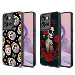 For Samsung & Motorola Phone Cases Halloween Design With Pumpkin Skulls Lady. Fixed Price $17.99.