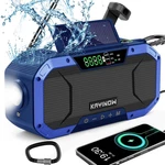 Hand Crank Emergency Weather Radio Solar Power With Am Fm Noaa,wind Up Flashl.... Fixed Price $40.93.