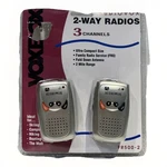 Audiovox FR500-2 3 Channels Way Radio Walkie-talkies 2-MILE Range Set Nib. Fixed Price $23.99.