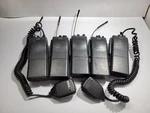Maxon SA-1255 Two Way Radios Lot Of Portable Black Handhelds Mics Untested. Fixed Price $49.99.