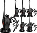 Arcshell Rechargeable Long Range Twoway Radios With Earpiece 6 Pack .... Fixed Price $111.41.