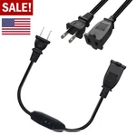 Extension Cord, 2-PRONG Polarized With Off Switch For Chargers. Fixed Price $9.84.