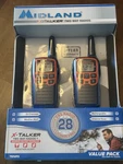 Midland X-talker T51VP3 2-PACK Two-way Radios 28 Mile Frs Value New Sealed. Fixed Price $29.99.