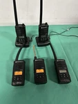 *lot Of 5* Motorola CP110M W/ Display H96MCD9AA2AA Two Way Radio And Chargers. Fixed Price $455.59.
