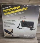 Vintage Maxon Hands Free Communicator 49-F5 Ch 2 Way Fm Radio Earphone & Mic. Fixed Price $9.99.